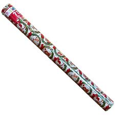 Vintage 1991 Plus Mark Kid Zone Christmas Critters Wrapping Paper Roll Holiday picture