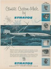 1954 Stratos Aviation Ad Fairchild Climate Control Airplane Cabin Flying picture
