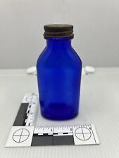 Vintage Genuine Phillips Milk Of Magnesia Cobalt Blue  Bottle W Genuine Cap picture