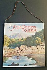 1951 SCOTS PICTORIAL Calendar ~  with 24 color pictorial scenes  picture