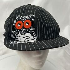 Hooters Super Sports Cap Hat - Black Pin Stripe - One Size Adjustable picture