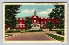 Oxford OH-Ohio, Miami University, Withrow Court, Vintage Postcard picture