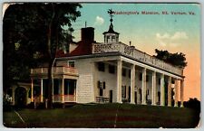 Washington's Mansion c.1915, Mt. Vernon, Virginia - Postcard picture
