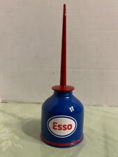 ESSO Vintage Pump OIL CAN Gasoline Station Gas Motor Garage Decal Sign EXXON picture