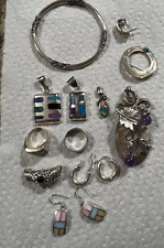 Native American and Sterling Silver Lot Of 12 Items picture