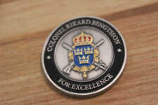 Swedish Armed Forces Colonel Rikard Bengtsson Challenge Coin picture