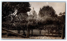 San Luis Potosi Mexico Postcard Cathedral 1908 Antique Posted RPPC Photo picture