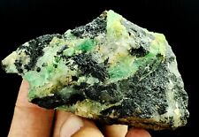 102 Gram Beautiful Lush Green Emerald Crystal Specimen @ Chitral Pakistan #9 picture