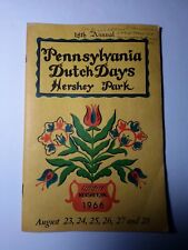 1966 Pennsylvania Dutch Days Hershey Park Program picture