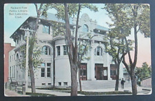 Packard Free Library Salt Lake City UT Posted DB Postcard picture
