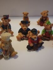 1990's Take me Home Teddies Lot of 8 Very Nice  Resin Bear Figurines  picture