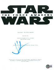 JJ ABRAMS SIGNED AUTOGRAPH 'STAR WARS THE FORCE AWAKENS' FULL SCRIPT BECKETT BAS picture