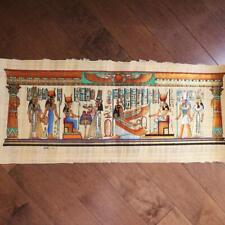 Huge Signed Handmade Papyrus Egyptian 