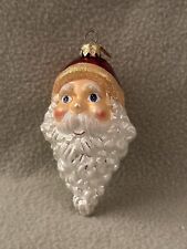Christopher Radko Santa Two’s Company Ornament two sided santa and mrs claus picture