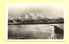 Mt Mckinley Renamed Denali Alaska 1918 Postcard RPPC picture