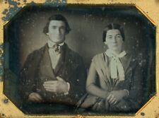 Young Man and Woman - Husband and Wife (1/4 Plate Daguerreotype) picture