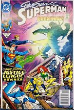 Superman #74 (1992) Newsstand Variant (signed Dan Jurgens & Brett Breeding) NM picture