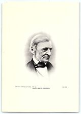 c1900 RALPH WALDO EMERSON BROWN'S FAMOUS PICTURES 8 X 5.5 PRINT Z5553 picture