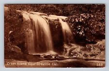 Oroville CA-California, Creek Scene, Antique, Vintage Souvenir Postcard picture