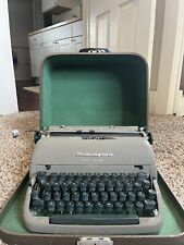 Remington Office-Riter Working Vintage Portable Typewriter w Ink & Case picture