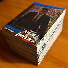 UD Falcon and the Winter Soldier Base Set COMPLETE Blue Parallels (90 cards) picture