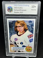 G.A.S. Trading Cards Richard Branson #10 Series 1 Card Graded PCG 10+ Pristine picture