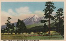 Postcard AZ near Flagstaff San Francisco Mountains Fred Harvey Vintage PC G7856 picture