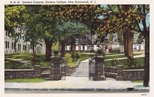Postcard NJ New Brunswick New Jersey Queens Campus Rutgers College H31 picture