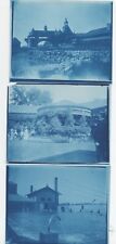 Group of Six 1890s Cyanotype Photos of American Hotel & Tourists picture