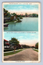 1930'S. CLEVELAND, OH. SHAKER LAKES. SHAKER HEIGHTS. POSTCARD. YD02 picture