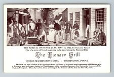 Washington PA-Pennsylvania The Pioneer Grill Washington Hotel Vintage Postcard picture