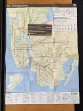 Official NYC MTA Map Subway Transit Souvenir Collectible Poster August 2023 picture