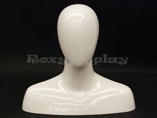 Male Egg Head Mannequin Head Fiber Glass Display #MD-MEGGW picture