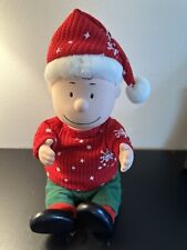 Gemmy Charlie Brown Musical figure Christmas Time is Here song Shelf Sitter Rare picture