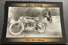 #6 1914 V-Twin with Sidecar - Harley-Davidson Series 1 Collector's Trading Card picture