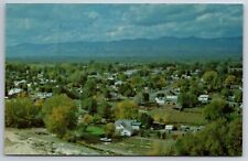 Vintage Postcard UT Salina Aerial View Houses Mountains -3054 picture