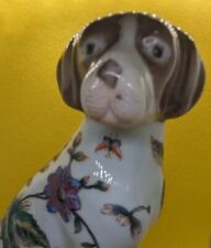 Vintage Wong Lee Floral Dog Bookend- RARE  picture