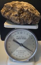 Fossilized Indiana Geode Quartz Crystal Whole 8.5 Lb Multi Colored picture