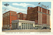 Erie,PA Lawrence Hotel Kropp Pennsylvania Postcard Vintage Post Card picture