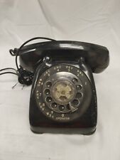 Old Vintage Automatic Electric Black Rotary Dial Telephone Phone Parts Only T7 picture