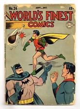 World's Finest #24 GD- 1.8 1946 picture