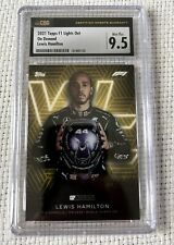 2021 Topps F1 Lights Out Lewis Hamilton World Champion CSG 9.5 GEM GOAT picture