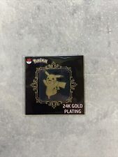 Pikachu Pokémon 24k Gold Plated Sticker picture