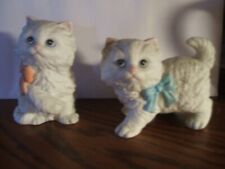HOMCO Persian Ceramic cat set 1428 w/stickers on bottom picture