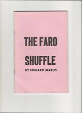 THE FARGO SHUFFLE By EDWARD MARLO. Revolutionary Card Technique. picture