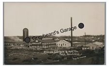 RPPC Atwood Lumber Mill Sawmill PARK FALLS WI Wisconsin Real Photo Postcard picture