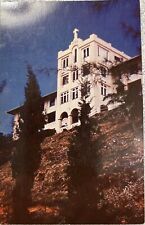 Monastery Of Mt. St Benedict Trinidad Postcard Chrome Unposted Divided Hillside picture