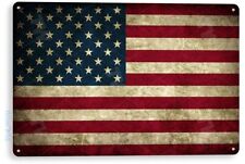 TIN SIGN American Flag Metal Décor Wall Art Store Shop Bar Cave A212 picture