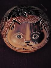 Hand Crafted Carved Gord Kitten Ornament  picture