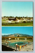 Ogden UT-Utah, Century Campground, Pool, Campers, Antique Vintage Postcard picture